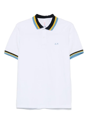 Sun68 piqué-weave polo shirt - White