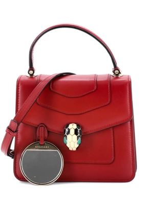 Bvlgari Pre-Owned Serpenti Forever Top Handle Bag Leather Small satchel - Red