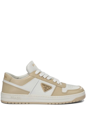 Prada Downtown logo-appliqué sneakers - Neutrals