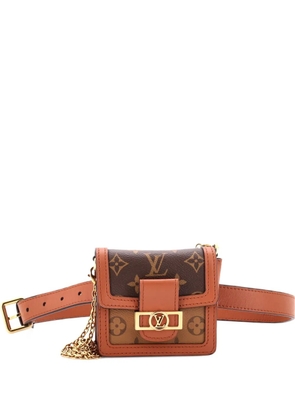 Louis Vuitton Pre-Owned Dauphine Bumbag Reverse Monogram Canvas BB belt bag - Brown