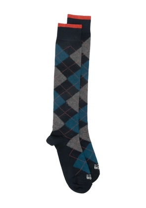 In The Box Argyle socks - Blue