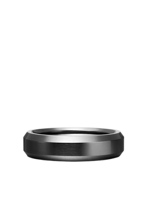 David Yurman Beveled band ring (6mm) - Black