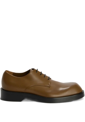 Jil Sander leather Derby shoes - Brown