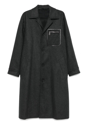 FENDI felted coat - Grey