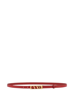 Valentino Garavani logo-buckle leather belt - Red
