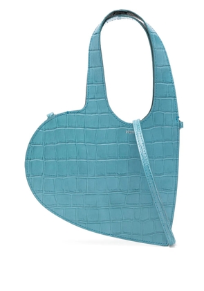 Coperni mini heart-shape tote bag - Blue