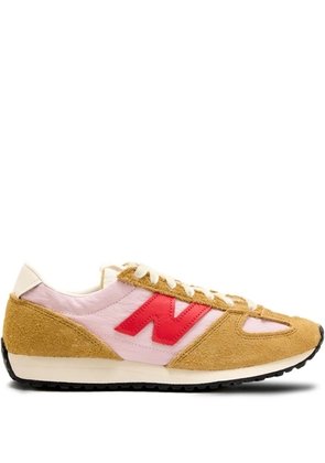 New Balance 471 suede and nylon sneakers - Yellow