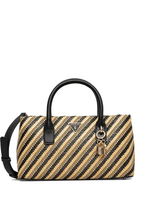 GUESS USA striped tote bag - Neutrals