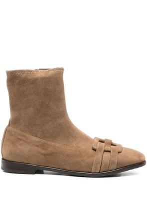 TRUMAN´S braided-detail sock boots - Neutrals