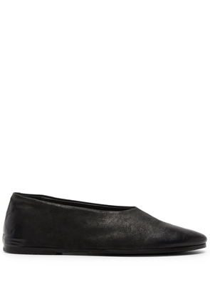 Marsèll Coltellaccio leather ballet flats - Black