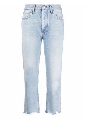 AGOLDE Riley cropped jeans - Blue