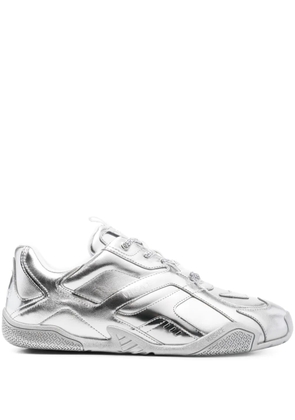Versace Galaxia metallic sneakers - Silver