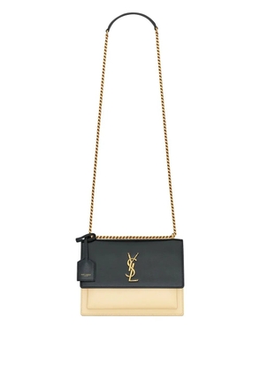 Saint Laurent Sunset two-tone shoulder bag - Black