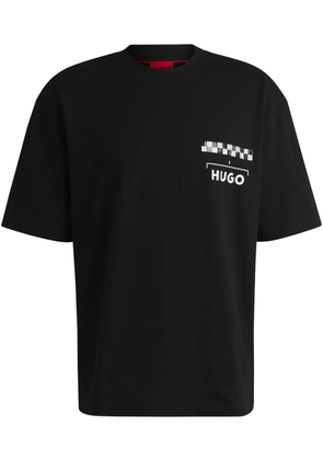 HUGO logo-print t-shirt - Black