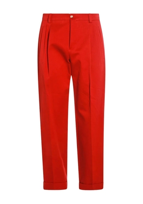 Valentino Garavani pleated-cuffed trousers - Red