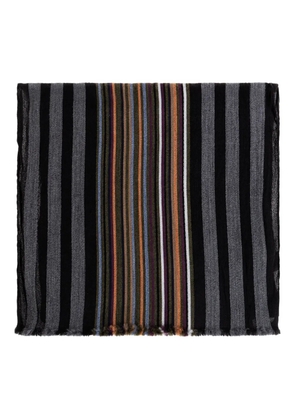 Paul Smith striped scarf - Grey