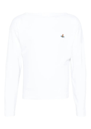 Vivienne Westwood Orb-embellished cotton T-shirt - White