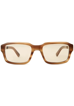 MR. LEIGHT Kane C rectangle-frame glasses - Brown