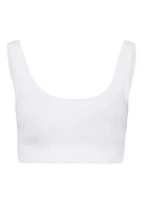 Hanro scoop-neck seamless bra - White