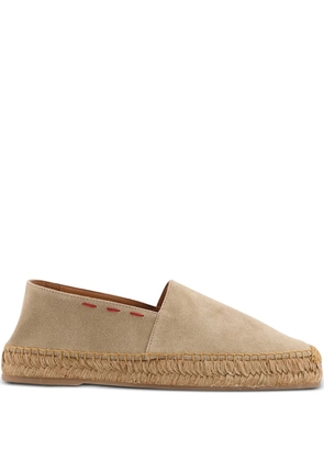 Kiton stitch-detail espadrilles - Neutrals