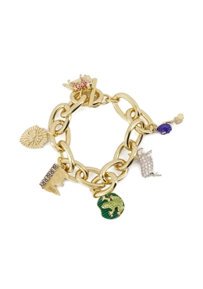 Burberry charm-embellished bracelet - Gold