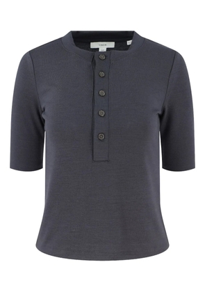 Vince fine-ribbed T-shirt - Grey