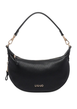 LIU JO logo zip shoulder bag - Black