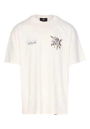 Represent cherub-print short-sleeve T-shirt - White