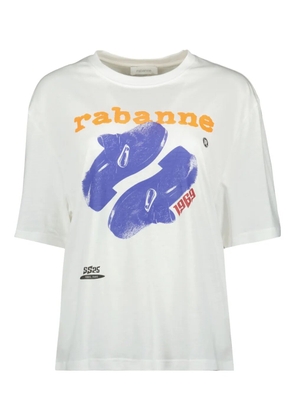 Rabanne graphic-print T-shirt - White