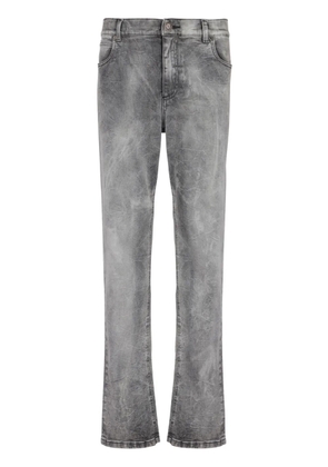 Balmain mid-rise straight-leg jeans - Grey