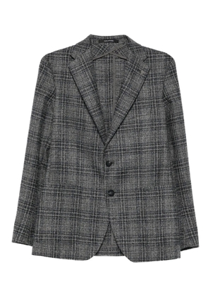 Tagliatore check-pattern blazer - Grey