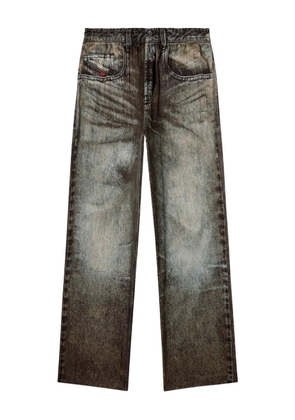 Diesel P-THECK acid-wash trousers - Black