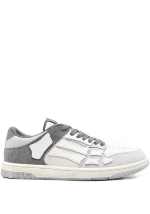 AMIRI Skel-Top bone-panelled low-top sneakers - Grey