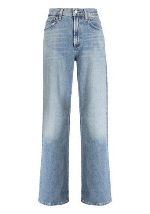 AGOLDE Harper mid-rise straight-leg jeans - Blue