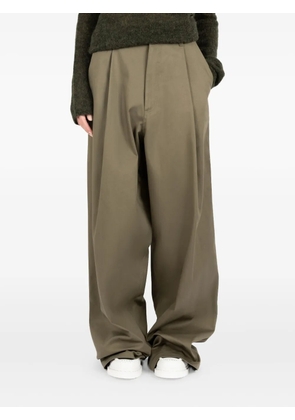 Société Anonyme St Andrew pleat-detail trousers - Green