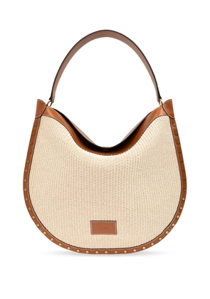 ISABEL MARANT Oskan wicker handbag - Neutrals