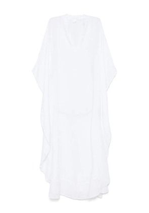 120% Lino line maxi dress - White