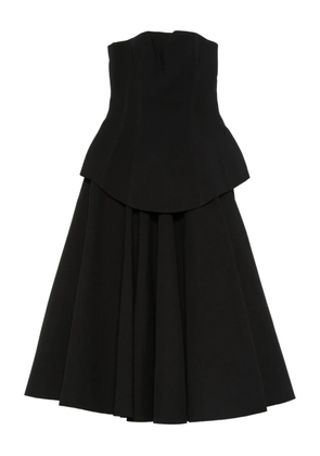 Solace London Ada strapless midi dress - Black