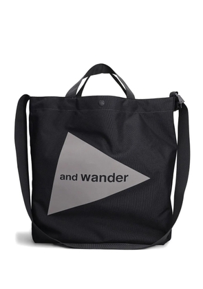 and Wander top-handles tote bag - Black