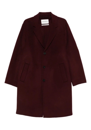 AMARÁNTO single-breasted coat - Red