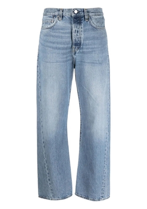 TOTEME high-waist straight-leg jeans - Blue