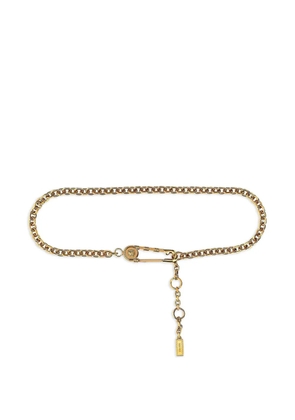 Versace Safety Pin chain belt - Gold