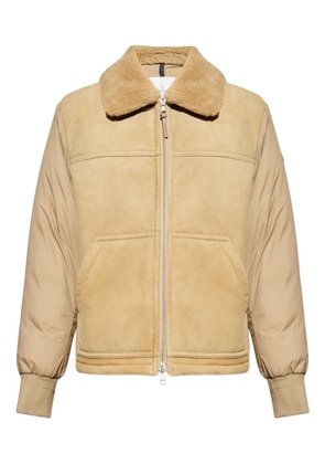 Moncler Tonnay shearling padded jacket - Neutrals
