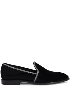 Giuseppe Zanotti Ariees crystal-embellished loafers - Black
