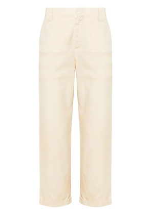 Golden Goose canvas straight-leg trousers - Neutrals