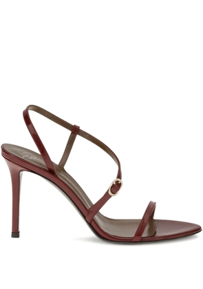 Giuseppe Zanotti 90mm buckle-detail stiletto sandals - Red