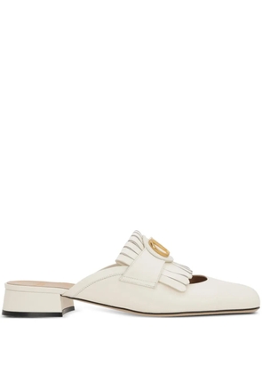Valentino Garavani VLogo Signature mules - White