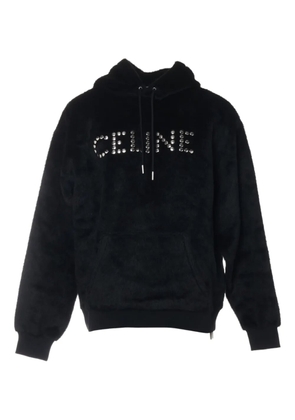 Celine Pre-Owned 2022 stud-embellished hoodie - Black