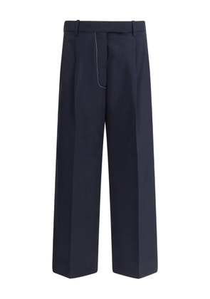 Thom Browne high-waisted straight trousers - Blue