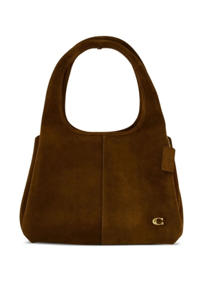 Coach Lana top-handle suede shoulder bag - Brown